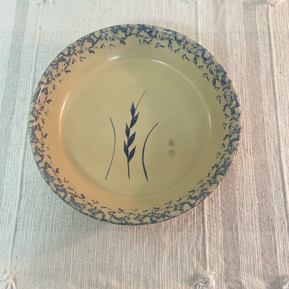Robinson ransbottom pie pottery dish plate USA